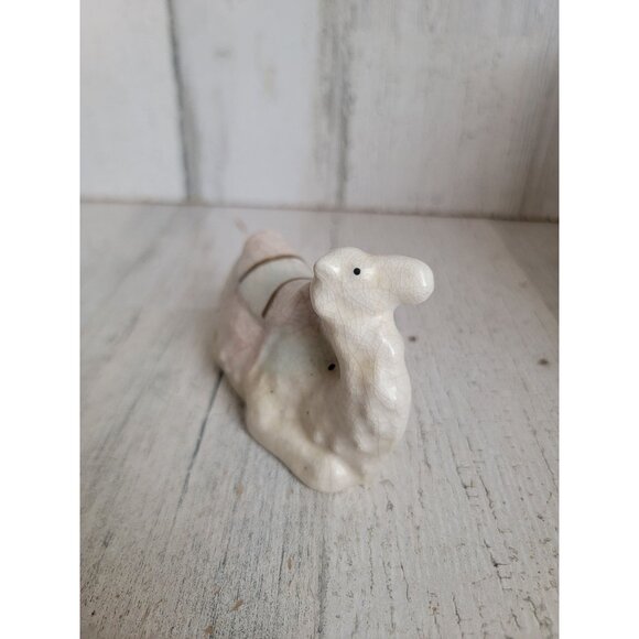 Vintage‎ religious Nativity scene camel animal ceramic figure xmas - Picture 5 of 5